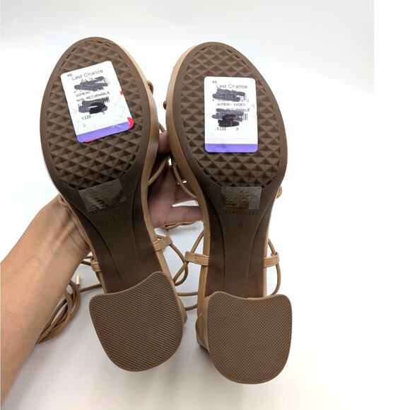 Aerosoles Caramia Strappy Heel Sandals Women's Doe Pu Leather Size US9M EU40 - Picture 7 of 11